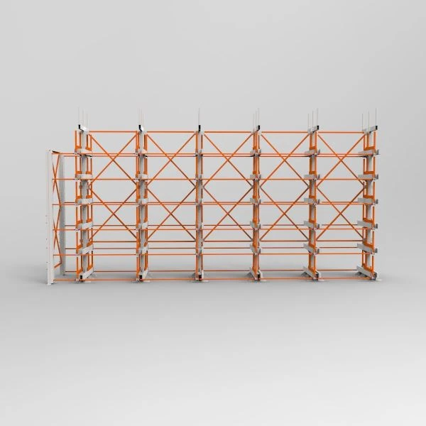 6 Level Roll Out Cantilever Rack